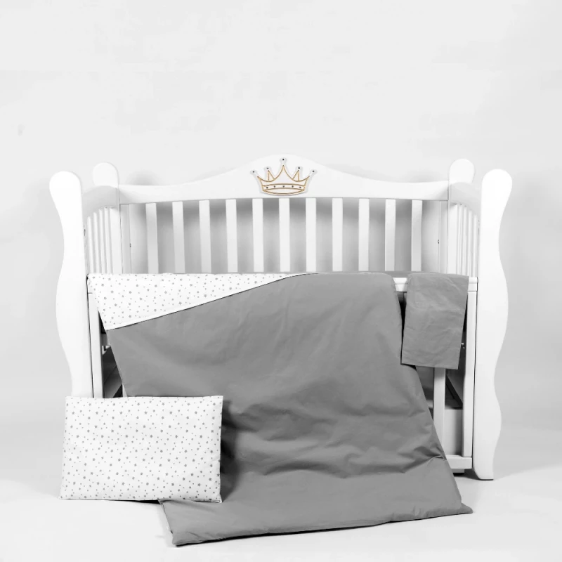 Lenjerie de pat PM SET LENJERIE 3 PIESE /STELE GRI