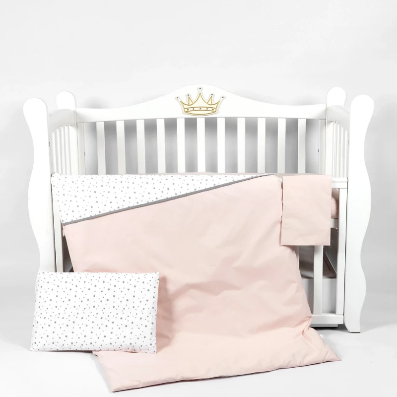 Lenjerie de pat PM SET LENJERIE 3 PIESE /STELE ROZ