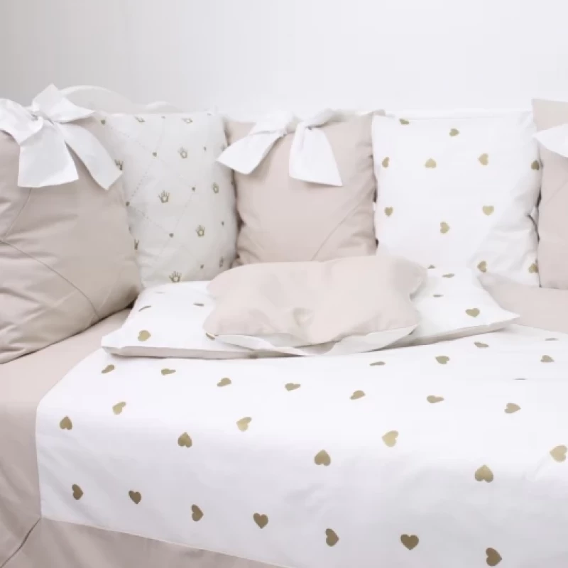 Lenjerie de pat PM SET LENJERIE 8 PIESE PERNE MARO