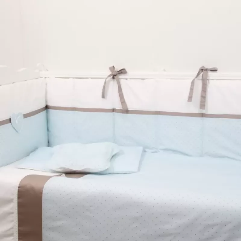 Lenjerie de pat PM SET LENJERIE 8 PIESE RENAISSANCE BULINE ALBASTRU