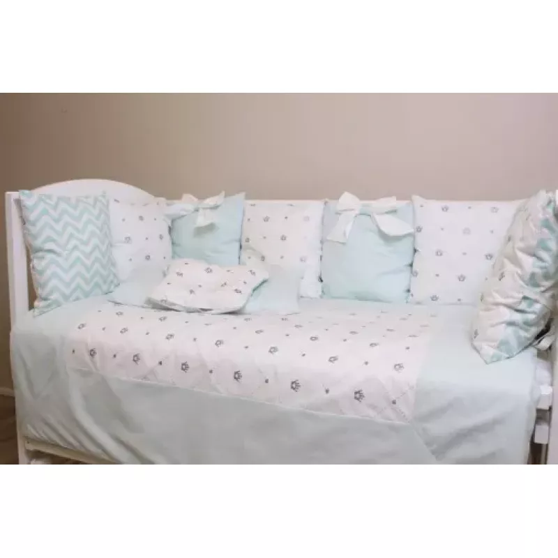 Lenjerie de pat PM SET LENJERIE 8 PIESE PERNE TURCOAZ