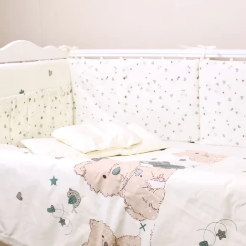 Lenjerie de pat PM SET LENJERIE 8PIESE LOVELY PUPPY