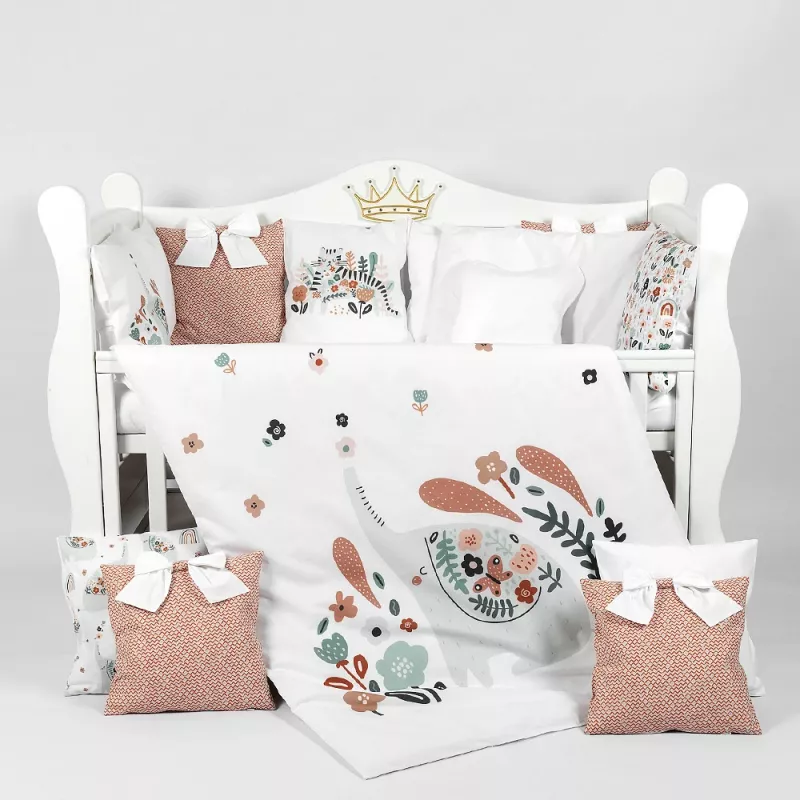 Постельное белье (комплект) PM Set lenjerie 8 piese Premium Elefant