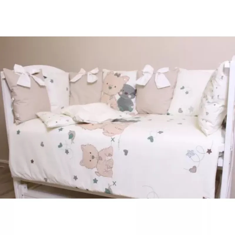 Постельное белье (комплект) PM Set lenjerie 8 piese PERNE Puppy