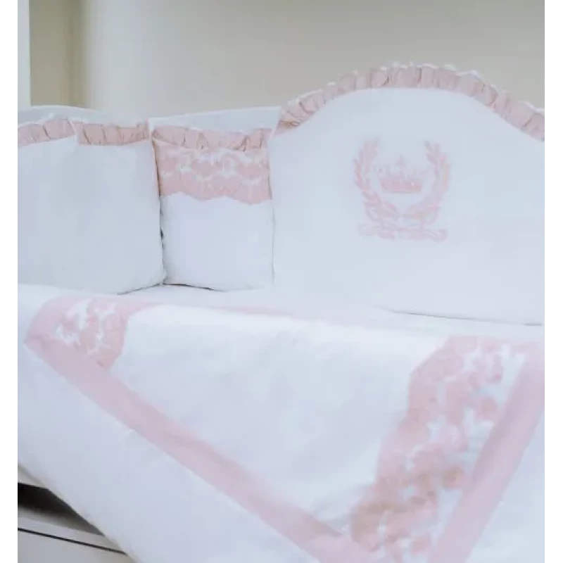 Lenjerie de pat PM SET LENJERIE 8 PIESE ROYAL ROZ