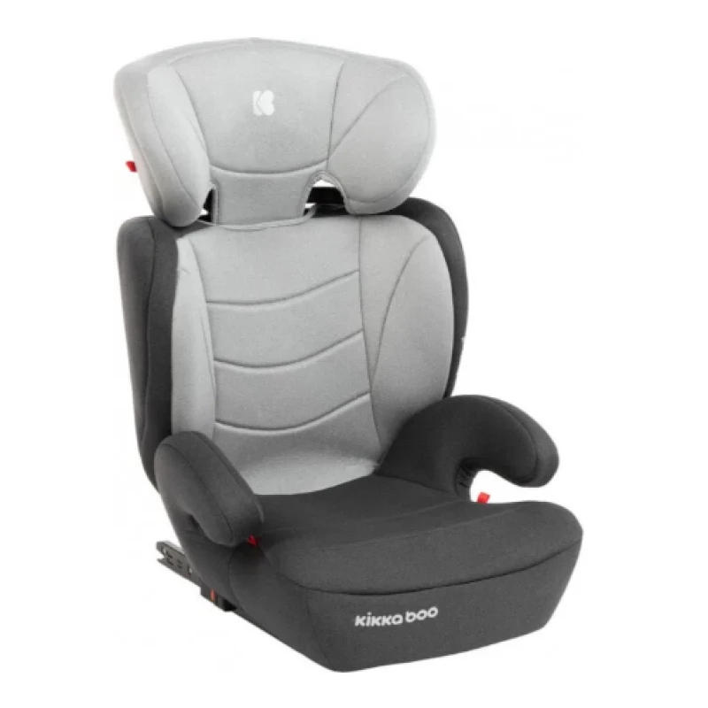 Автокресло детская PM Scaun auto 15-36kg (i-Size 100-150cm) Isofix Kikkaboo i-Stand Light Grey