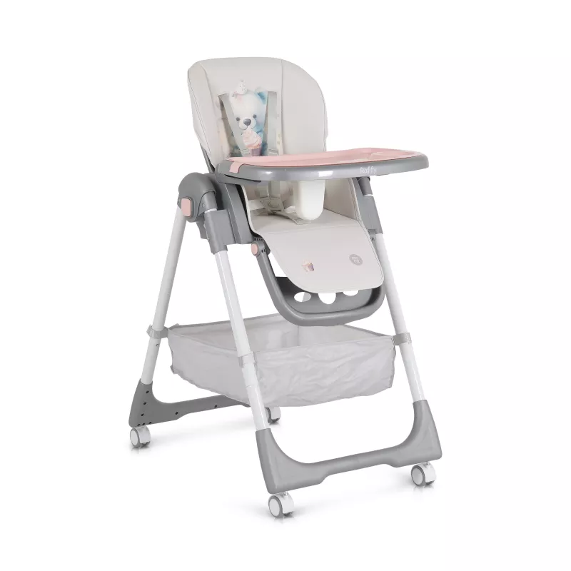 Стульчик для кормления PM Scaun de masa Moni Raffy Pink