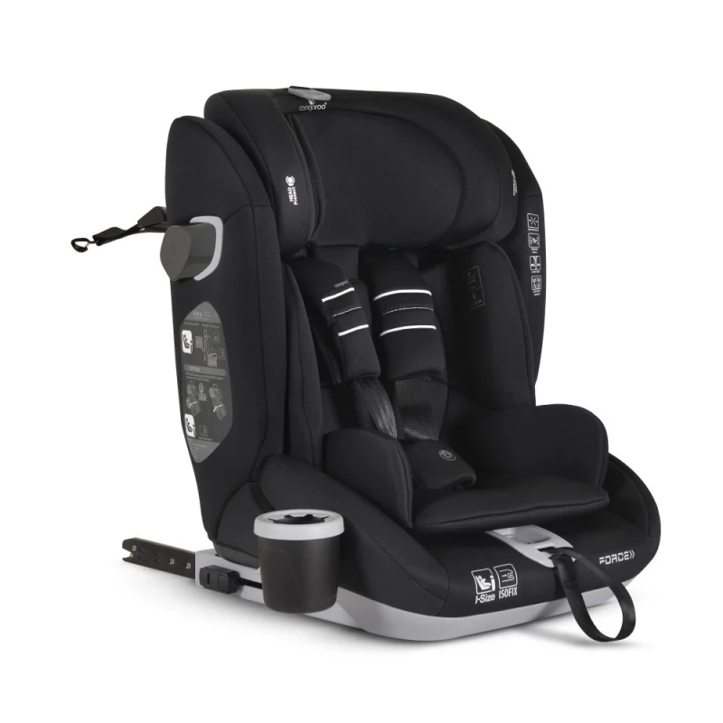 Автокресло детская PM Scaun auto 9-36 kg (i-Size) isofix Moni Force Black