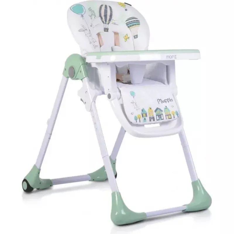 Scaun pentru alimentare PM SCAUN DE MASA MONI MUFFIN MINT