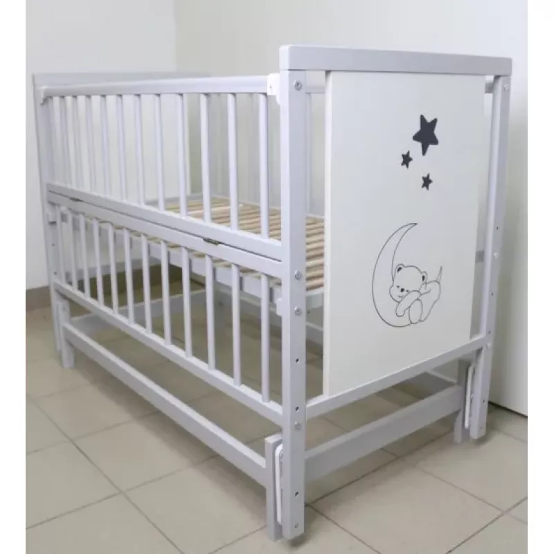 Кроватка PM Patuc Kuzea Urs  f/s (gri)