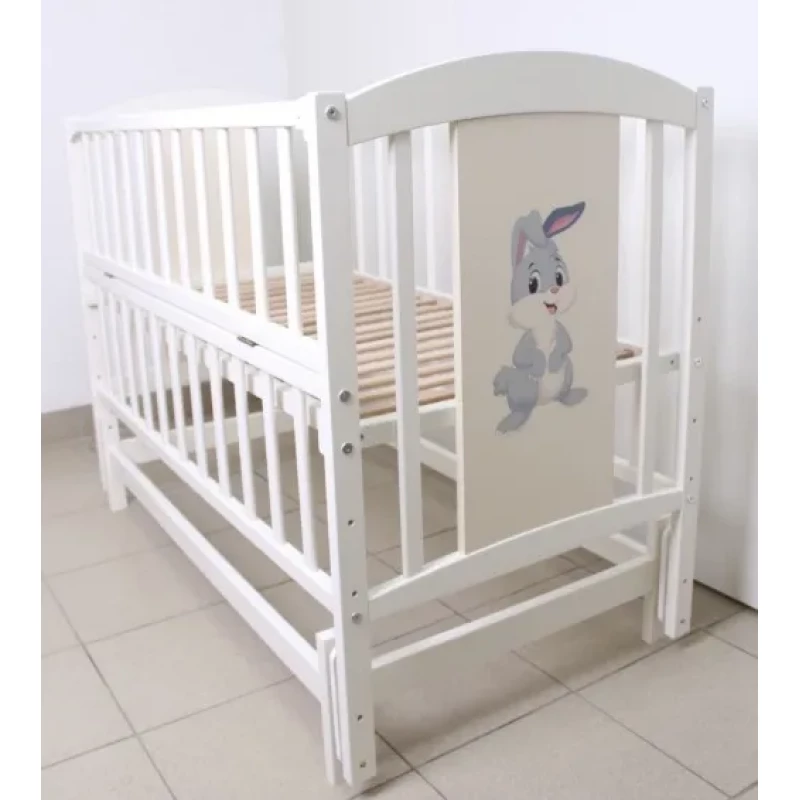 Кроватка PM Patuc Kuzea Epuras f/s (alb)