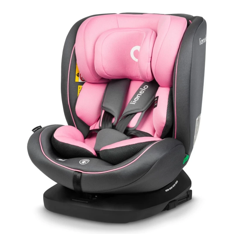 Автокресло детская PM Scaun auto 0-36kg (I-Size) ISOFIX Lionelo Bastiaan Pink Baby