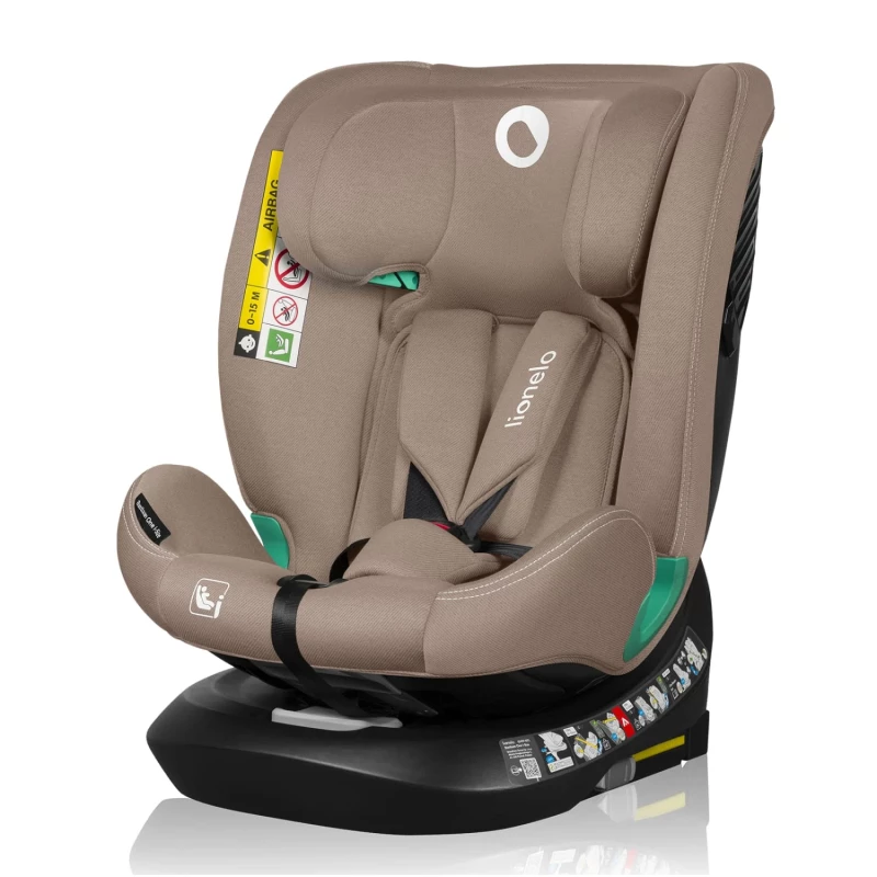 Автокресло детская PM Scaun auto 0-36kg (I-Size) ISOFIX Lionelo Bastiaan One Beige Sand