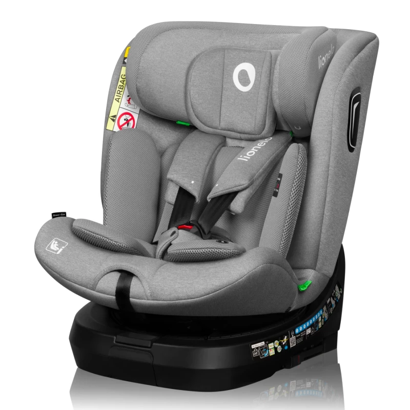 Автокресло детская PM Scaun auto 0-36kg (I-Size) Lionelo Brave Grey Stone