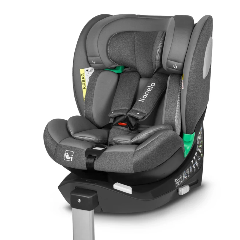 Автокресло детская PM Scaun auto 0-36kg (I-Size) ISOFIX Lionelo Braam Grey Stone