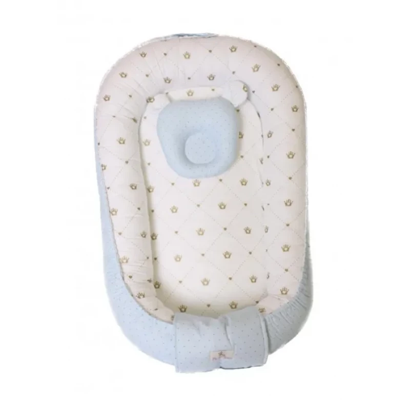 Lenjerie de pat PM BABYNEST BULINE ALBASTRE