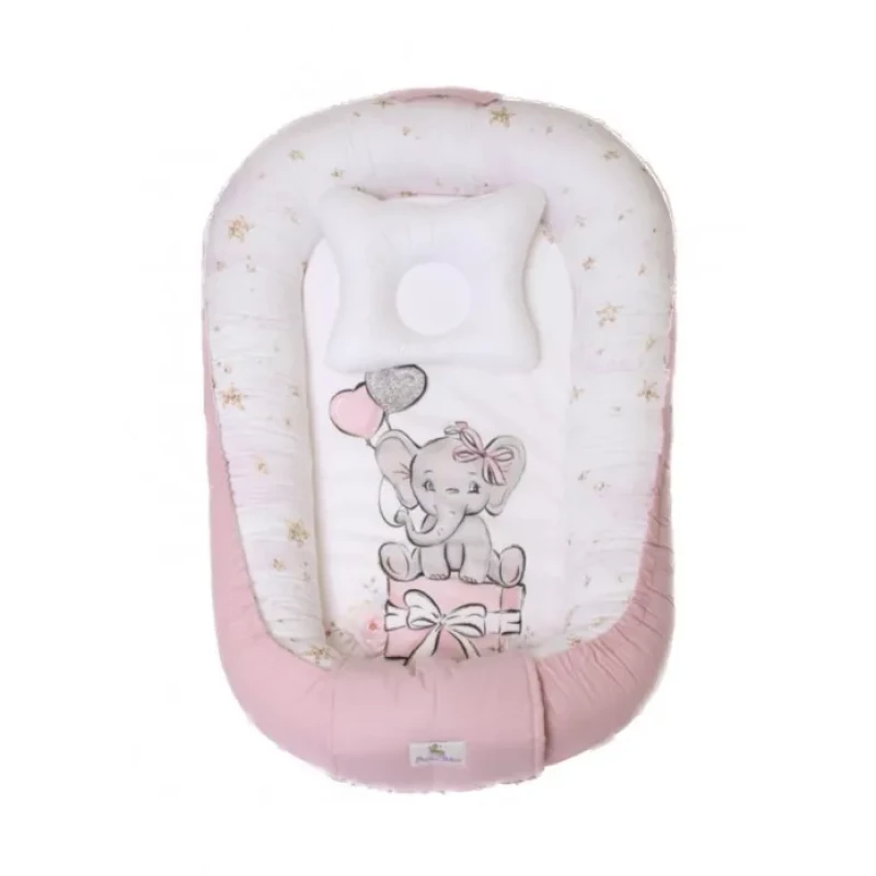 Cocota PM BABYNEST PREMIUM ELEFANT ROZ