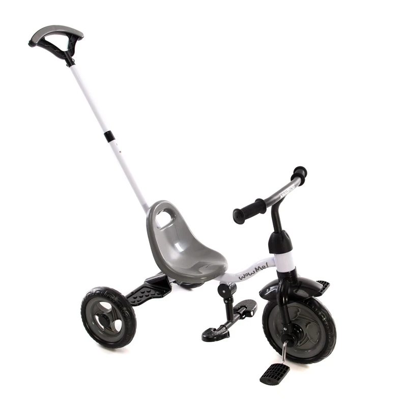 Bicicleta pentru copii PM TRICICLETA KIKKABOO WOW ME GREY