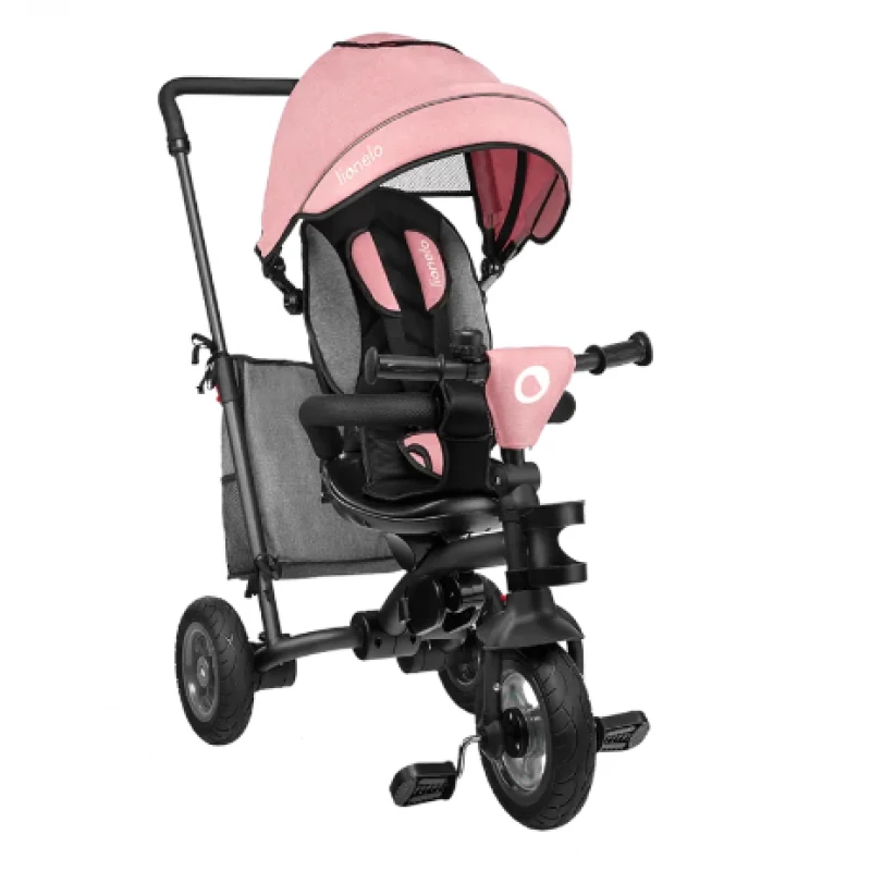 Bicicleta pentru copii PM TRICICLETA LIONELO TRIS CANDY ROSE GREY