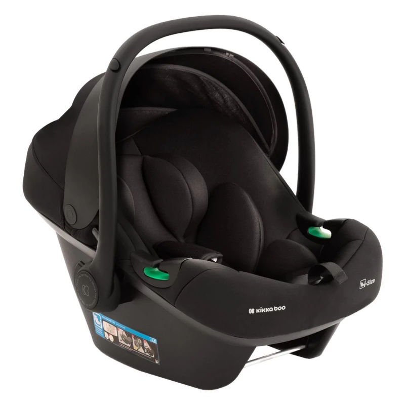Автокресло детская PM Scoica auto 0-13kg (40-87cm i-Size) Kikkaboo i-Prime Black (Kara, Lanah, Thea 2024)