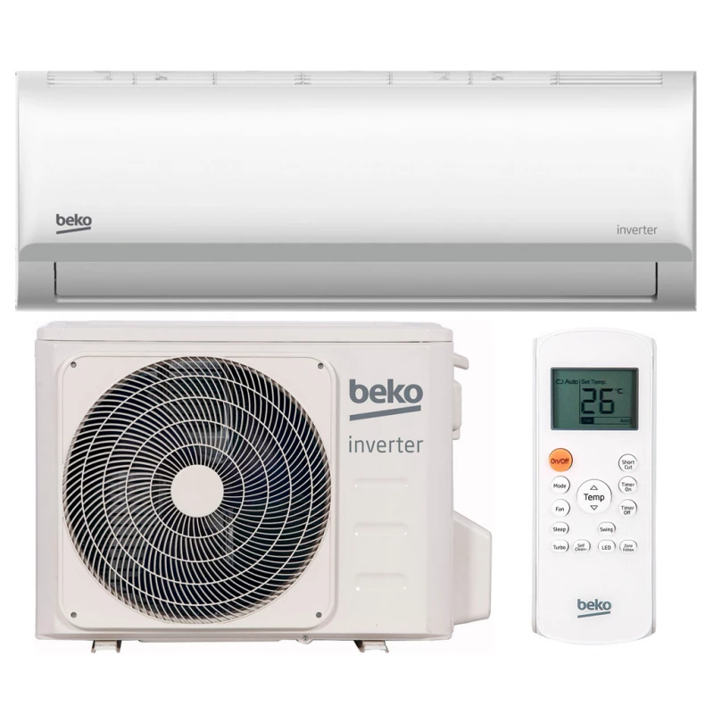 Aparat de aer conditionat BEKO BRVPF120 INVERTER R32, 12000 BTU, 35 m², White