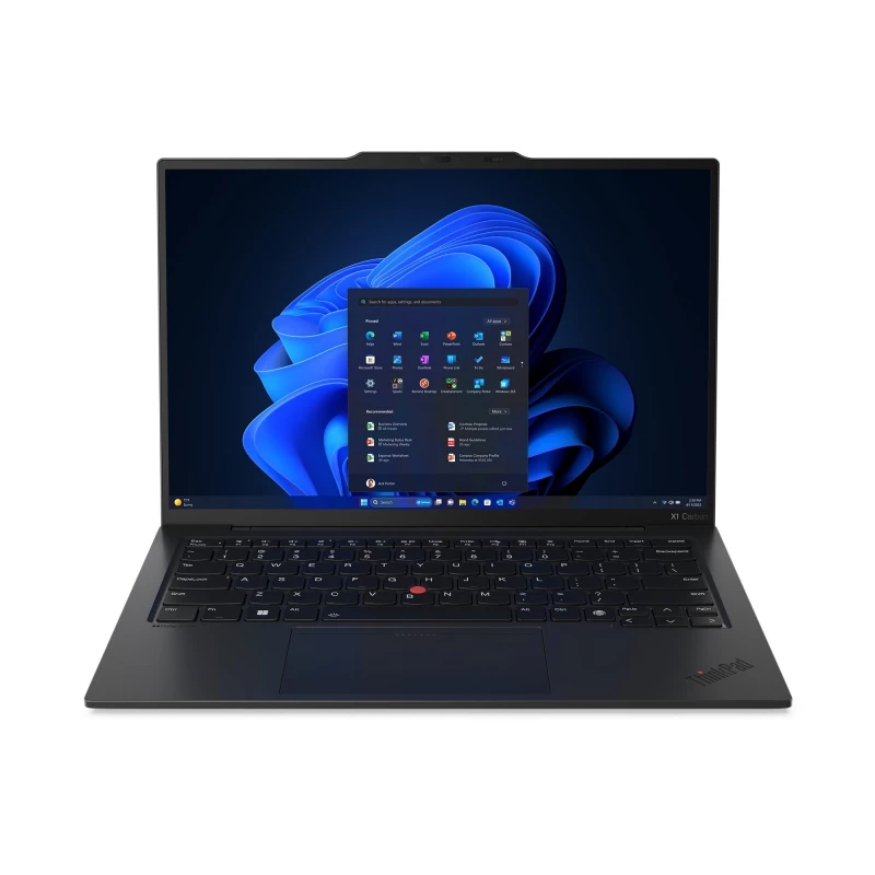 Laptop LENOVO THINKPAD X1 CARBON G12 - 14.0" WUXGA  IPS AG 400NITS (INTEL® CORE™ ULTRA 7 155U, 32GB LPDDR5X-6400, 1TB SSD M.2 2280 PCIE NVME, INTEL IRIS XE GRAPHICS, WIFI 6E+BT5.3, TPM, FPR, FHD IR CAM, 2XTB4, HDMI, RJ-45, BACKLIT RU KB, 65W USB-C PSU, 57WH