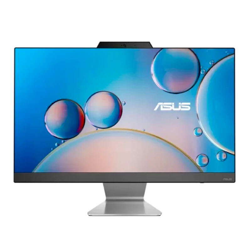 PC All-in-One ASUS 23.8"  AIO A3402 BLACK, INTEL CORE I5-1335U 3.4-4.6GHZ/16GB DDR5/SSD 512GB PCIE 4.0 NVME/INTEL IRIS XE GRAPHICS/WEBCAM 720P HD/SPEAKERS&MIC/WIFI 6 802.11AX+BT 5.2/GIGABIT LAN/23.8" FHD IPS (1920X1080)/WIRELESS KEYBOARD&MOUSE/NO OS E3402WVA-BPC020