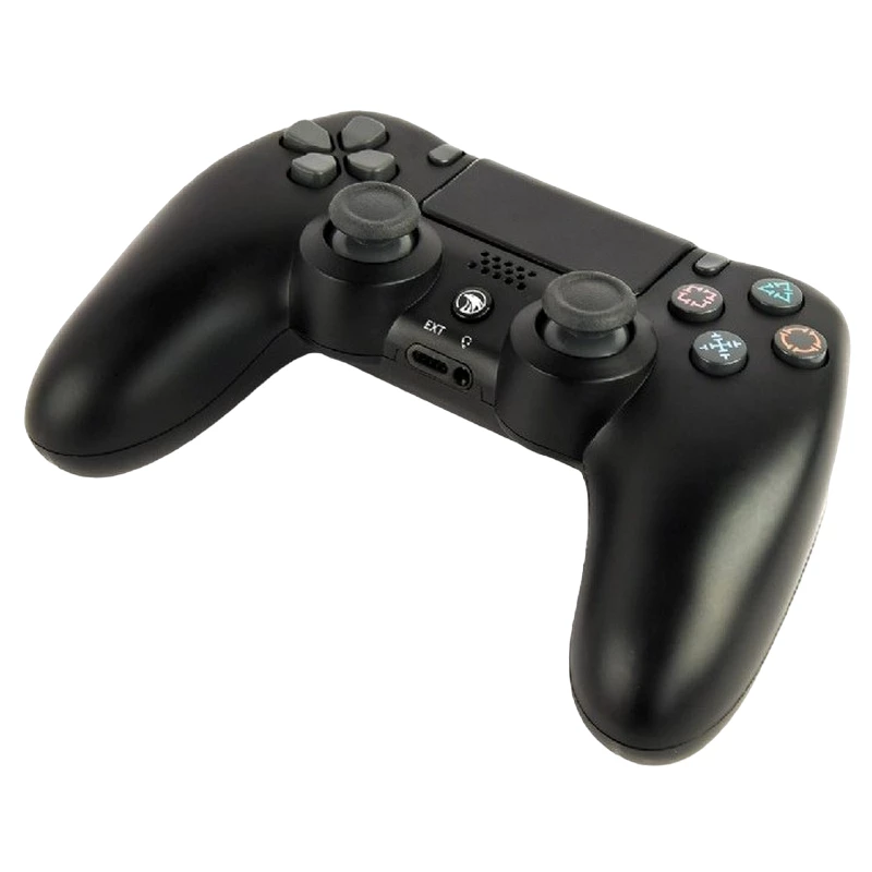 Gamepad GEMBIRD Wireless Gamepad Gembird JPD-PS4BT-02, for PS4+PC, 2 analog joysticks, 4-way D-pad, 4 action buttons, Dual vibration, 3.5mm, 600mAh, 2.4Ghz+BT, Black