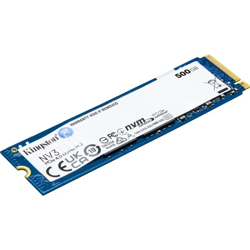 SSD KINGSTON .M.2 NVME SSD 500GB  NV3 [PCIE 4.0 X4, R/W:5000/3000MB/S, 160TBW, 3D-NAND]
