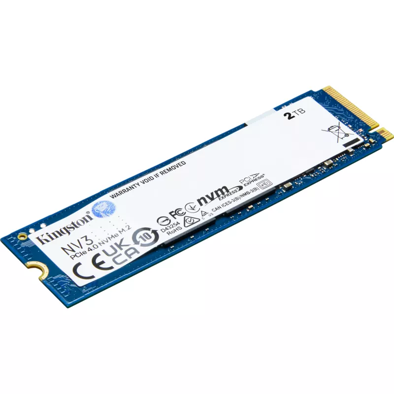 SSD KINGSTON .M.2 NVME SSD 2.0TB  NV3 [PCIE 4.0 X4, R/W:6000/5000MB/S, 640TBW, 3D-NAND]