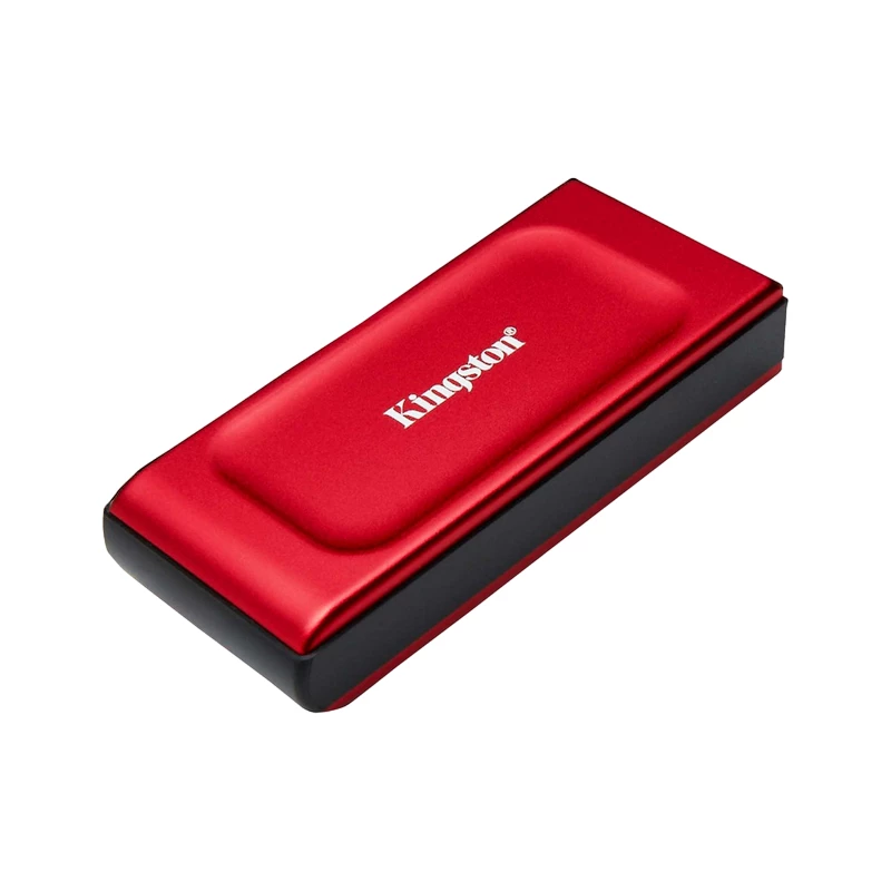 Жёсткий диск внешний KINGSTON 1.0TB  PORTABLE SSD XS1000 RED, USB-C 3.2 (69.5X32.6X13.5MM, 28.7G, R/W:1050/1000 MB/S)
