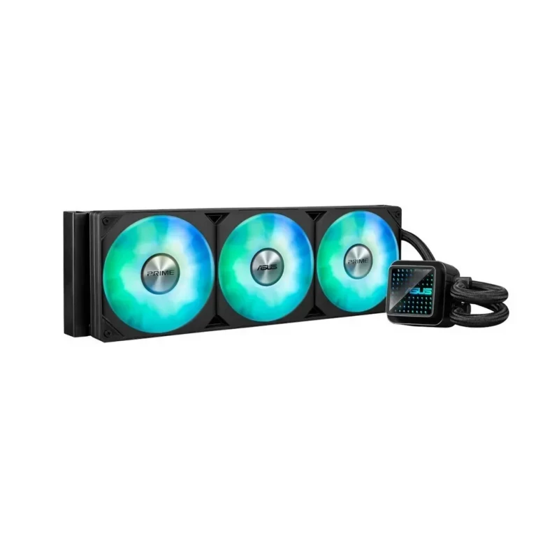 Cooler universal ASUS PRIME LC III 360 ARGB ALL-IN-ONE CPU LIQUID COOLER WITH A-RGB, INTEL 1700, 1200, 115X, AMD AM5, AM4, 3X120MM A-RGB FAN 600–2200RPM, AIR FLOW 75.7 CFM
