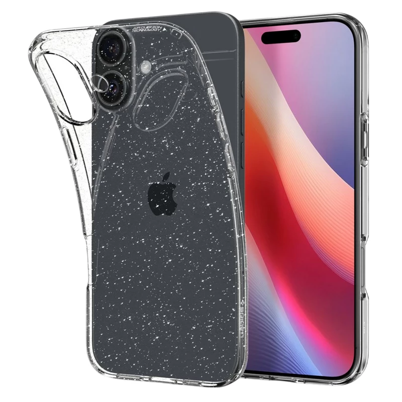 Husa Spigen IPHONE 16, LIQUID CRYSTAL, GLITTER CRYSTAL
