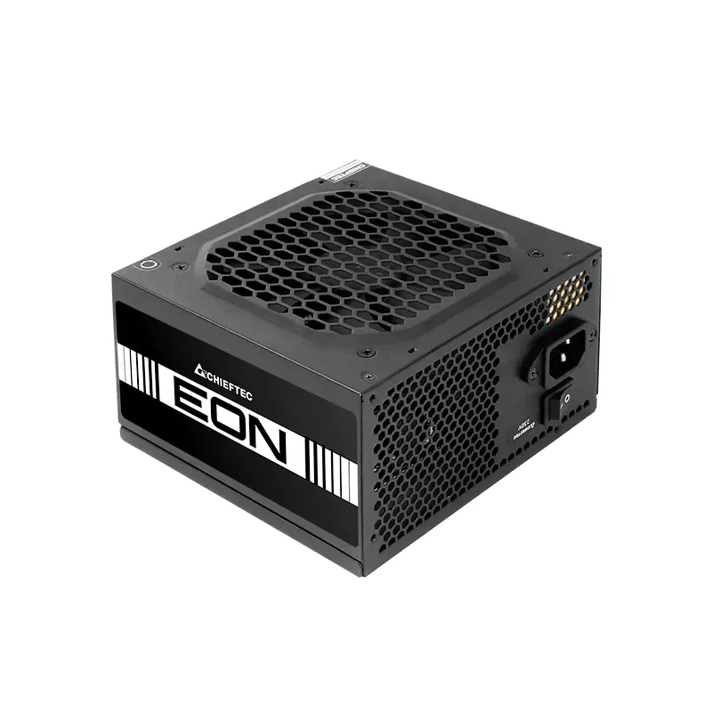 Блок питания ПК CHIEFTEC 500W ATX Power supply Chieftec EON ZPU-500S, 500W, Black, ATX-12V V.2.3 PSU, Silent FAN 12cm, 80 PLUS, Active PFC (Power Factor Correction)