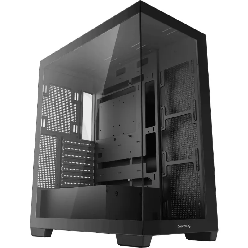 Carcasa fara PSU DEEPCOOL CASE ATX  CG580, W/O PSU, 2XUSB3.0, FRONT & SIDE TEMPERED GLASS, DUST FILTER, 2X2.5", 2X3.5", BLACK