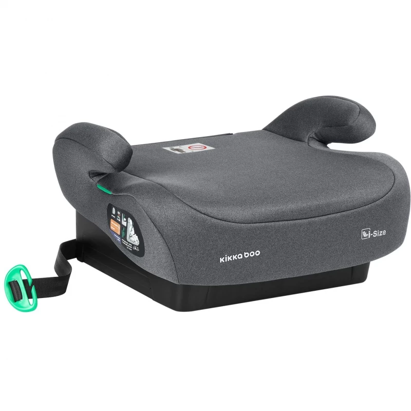 Автокресло детская PM Buster 15-36kg (125-150 cm) isofix Kikkaboo i-Go Dark Grey