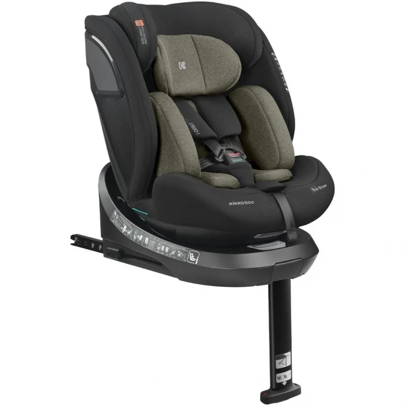 Автокресло детская PM Scaun auto 0-36kg (i-Size 40-150cm) Isofix360 cu bara Kikkaboo i-Orbit Army Green
