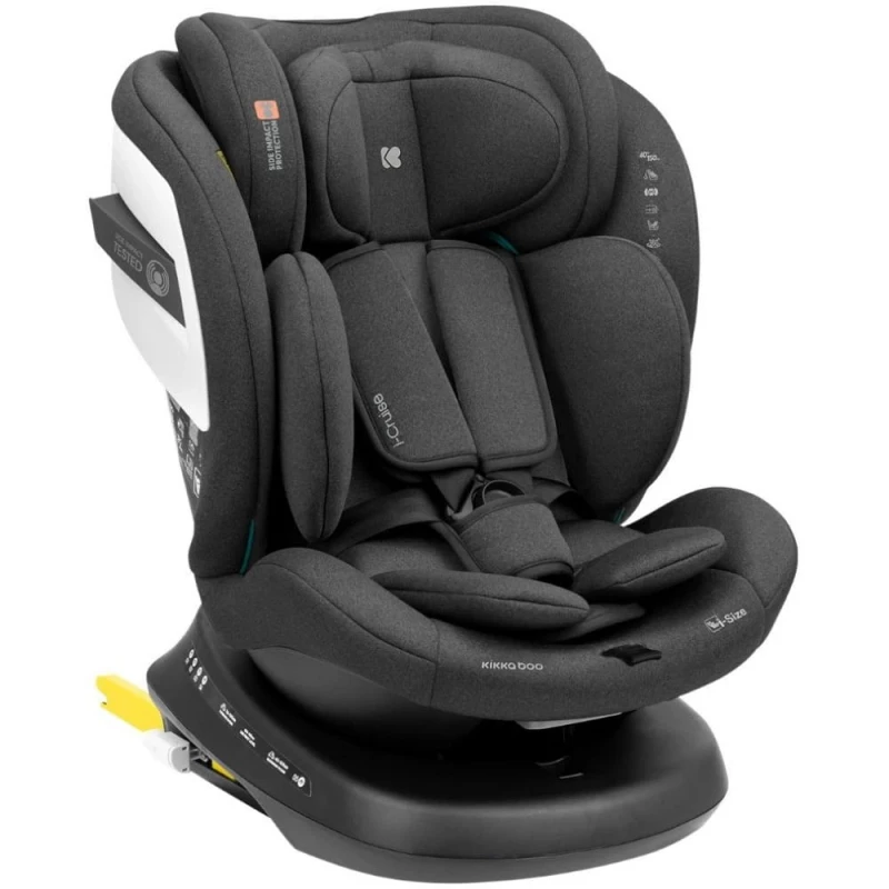 Автокресло детская PM Scaun auto 0-36 kg (i-Size) Kikkaboo i-Cruise Dark Grey