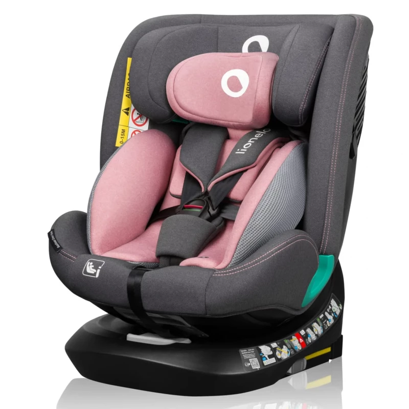 Автокресло детская PM Scaun auto 0-36kg (I-Size) ISOFIX Lionelo Bastiaan One Pink Rose