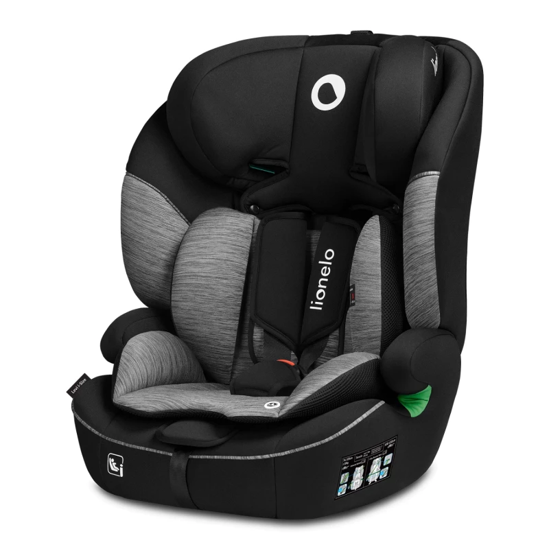 Автокресло детская PM Scaun auto 9-36kg (i-Size) Lionelo Levi Black Grey