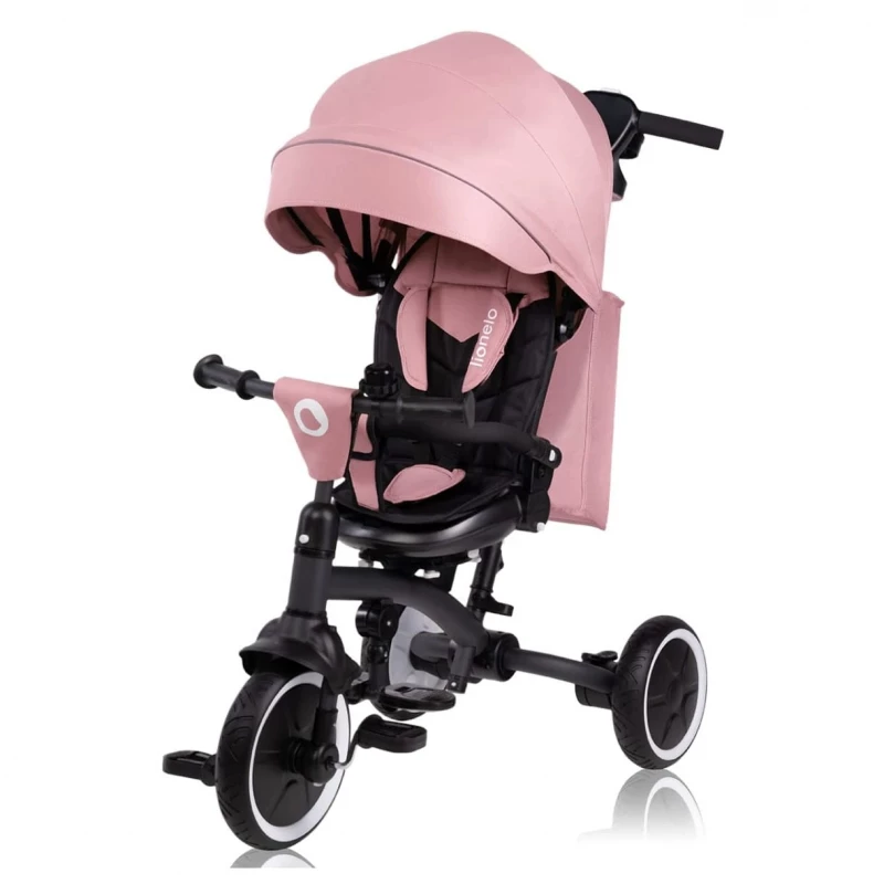 Bicicleta pentru copii PM TRICICLETA LIONELO TRIS PLUS PINK ROSE