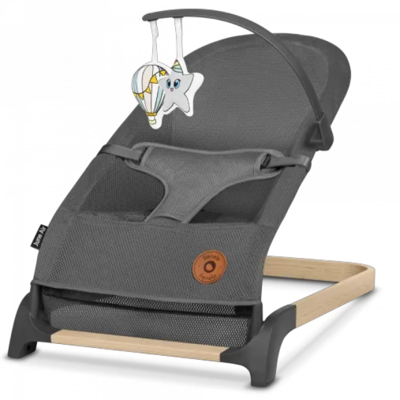 Leagan pentru bebelusi PM BALANSOAR LIONELO JUNE AIR GREY GRAPHITE