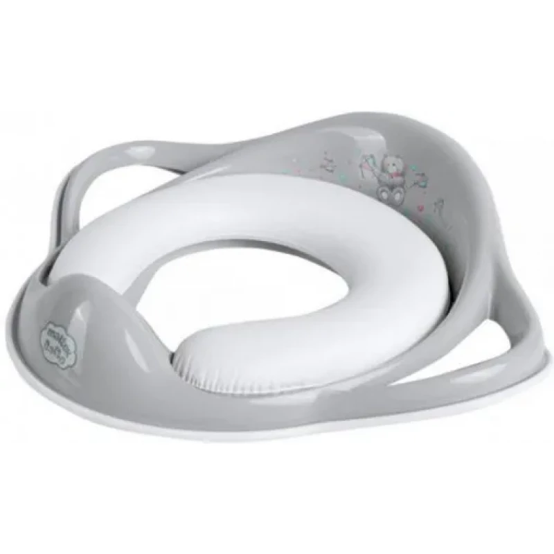 Scaun cu WC PM SCAUN DE TOALETA (MOALE) MALTEX GREY WHITE