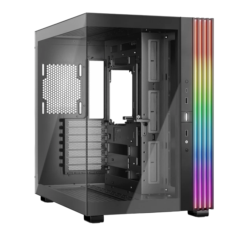 Корпус без БП be quiet! Case ATX be quiet! Ligh Base 600 DX, w/o PSU, ARGB strips & Hub, Front & Side Tempered Glass, DF, VGA holder, USB-C, 2xUSB3.2, 1x3.5", 2x2.5", Black