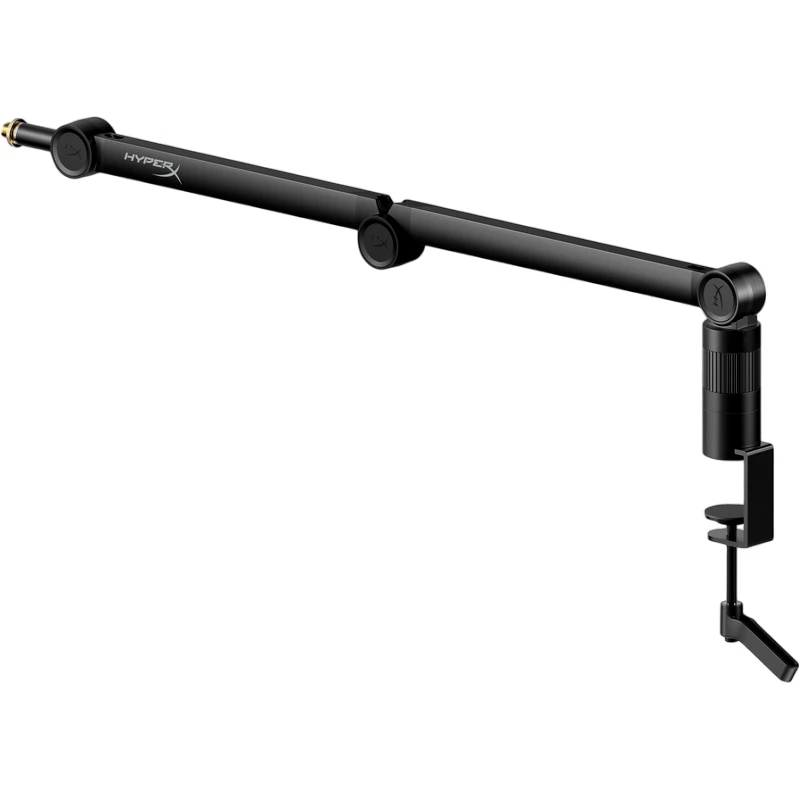 Микрофон HyperX Boom Arm for Microphone HyperX Caster, Toolless adjustment, Built-In cable managemen, C-Clamp, Internal  spring-assisted movement, Black