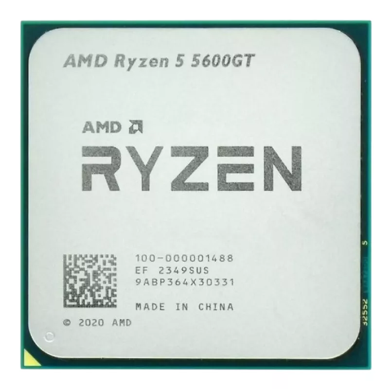 Процессор AMD RYZEN™ 5 5600GT, SOCKET AM4, 3.6-4.6GHZ (6C/12T), 3MB L2 + 16MB L3 CACHE, INTEGRATED RADEON RX VEGA 7 GRAPHICS, ZEN 3, 7NM 65W, UNLOCKED, TRAY