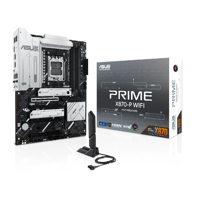 Placa de baza MSI PRO X870-P WIFI, SOCKET AM5, 17PHASES, AMD X870, DUAL 4XDDR5-8200, APU AMD GRAPHICS, HDMI, 4XPCIE5.0 X16, 6XSATA3, RAID, 3XM.2PCIE 5.0, 1XPCIEX1, ALC897 7.1/, 5GBE LAN, WIFI7/BT, 1XUSB4(TYPE-C), 1XUSB-C 3.2GEN2X2, 3XUSB 3.2 GEN2(2A+1C), 4XUSB3.2,