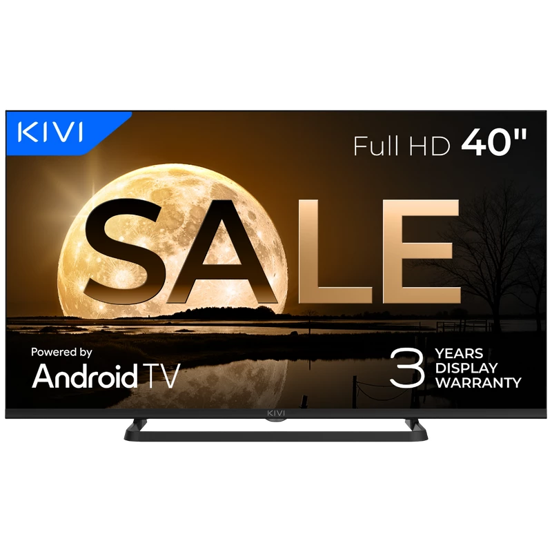 Televizor KIVI 40" LED SMART TV 40F710QB, 1920X1080 FHD, ANDROID TV, BLACK