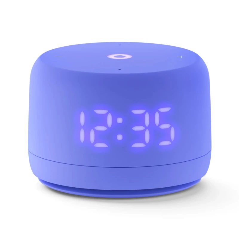 Smart Speaker Yandex YNDX-00026VIO,  STATION LITE 2 WITH ALISA, VIOLET, LED Display, Smart Home Control Center, No Hub Required, Wi-FI-AC + BT5.0, Alisa Assistant built-in, 6W, Sensor buttons, 4 Microphones