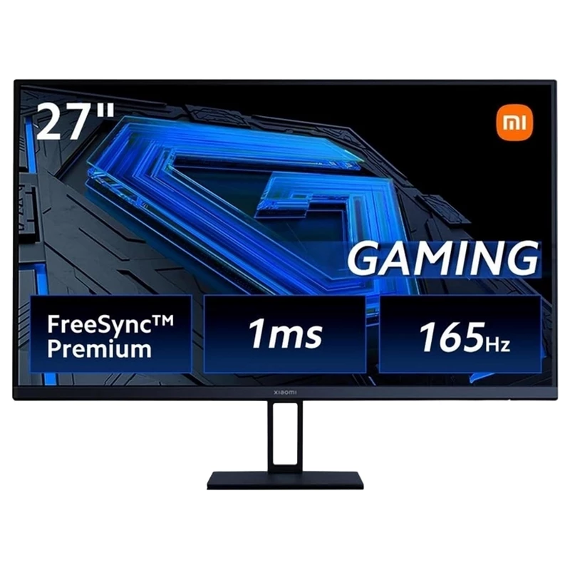 Monitor gaming Xiaomi 27"  GAMING MONITOR G27I, BLACK, IPS, 1920X1080, 165HZ, 1MSGTG, 250CD, HDR10, HDMI+DP